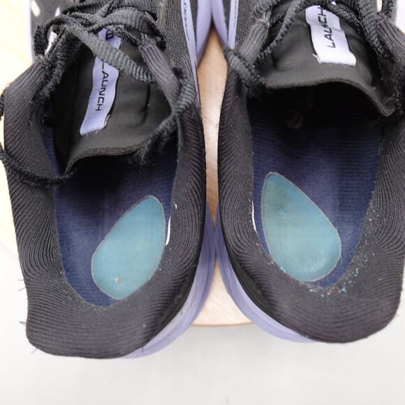 Brooks Shoes Womens Size 7 Black Purple Blue Launch 9 Athletic Running Sneakers - Picture 7 of 9